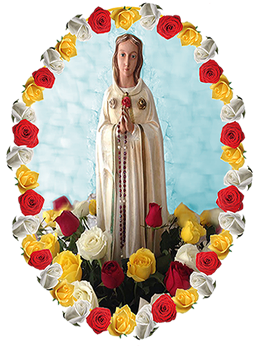 Rosa Mistica -Mystica Rose Religious Figurine White Maria Mary 8" Inch...